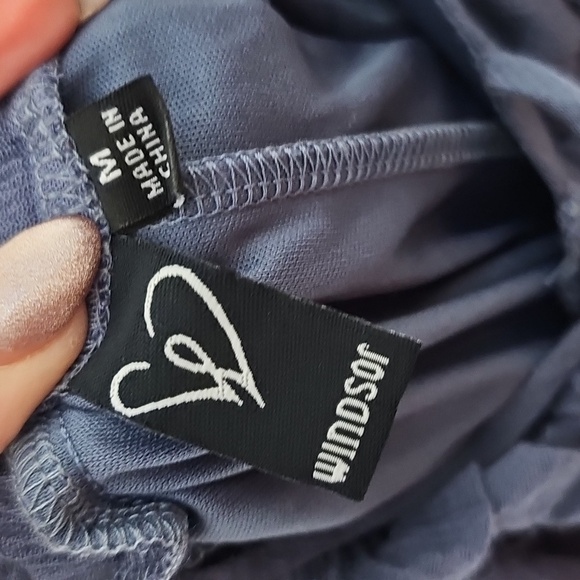 Windsor Medium Free Spirit Halter Backless Blue Ruffled Tiered Sundress - Picture 6 of 10